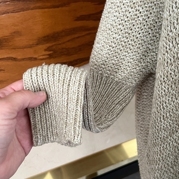 Francesca's Quinn Marled Open Waterfall Cardigan Sweater Sz. M - Picture 5 of 12